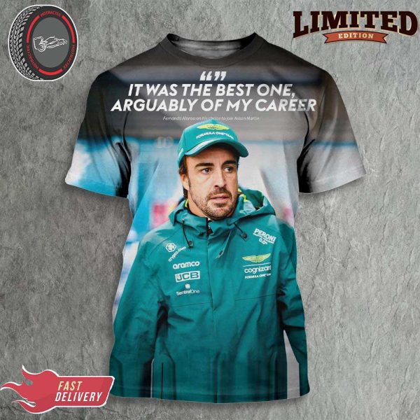 Formula 1 Fernando Alonso On His Choice To Join Aston Martin All Over Print T-shirt