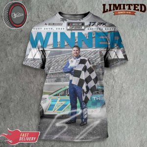 NASCAR RFK Racing Racer Christopher Buescher Wins Coke Zero 400 On 27th August 2023 All Over Print T-shirt
