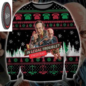Better Call Saul In Trouble Christmas Ugly Sweater 2023
