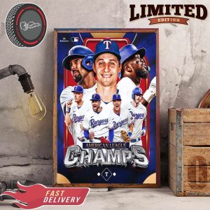 MLB The Texas Rangers Are Going To The World Series 2023 Home Decor Poster