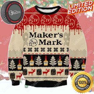 Maker’s Mark Bourbon Ugly Christmas Sweater