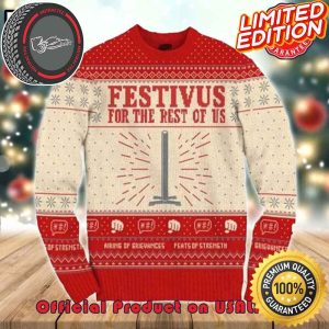 Seinfeld Airing Of Grievances Feats Of Strength Ugly Christmas Sweater