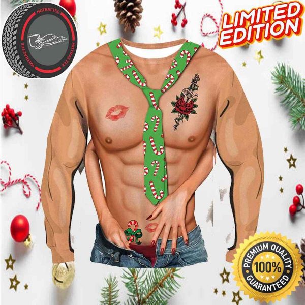 Sex Muscle Funny Body Christmas Ugly Sweater