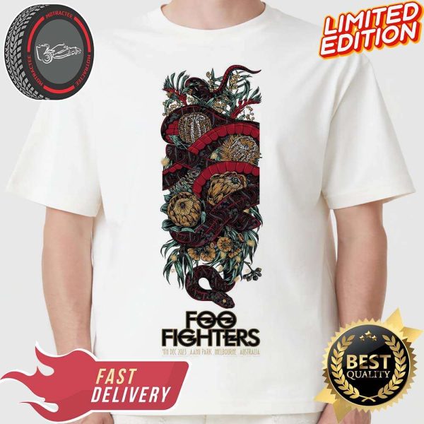 Foo Fighters Melbourne Night One Present At Aami Park Australia 4 December 2023 Classic T-shirt